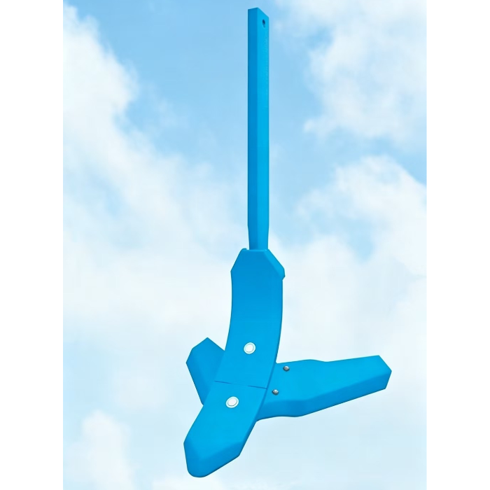 Aileron-type stubble-removing and land preparation plow