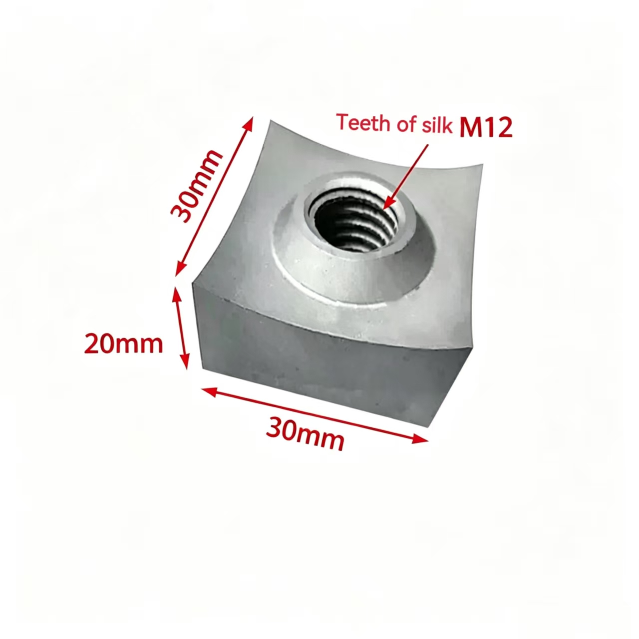 Shearing machine blade 30mm*30mm*20mm M12