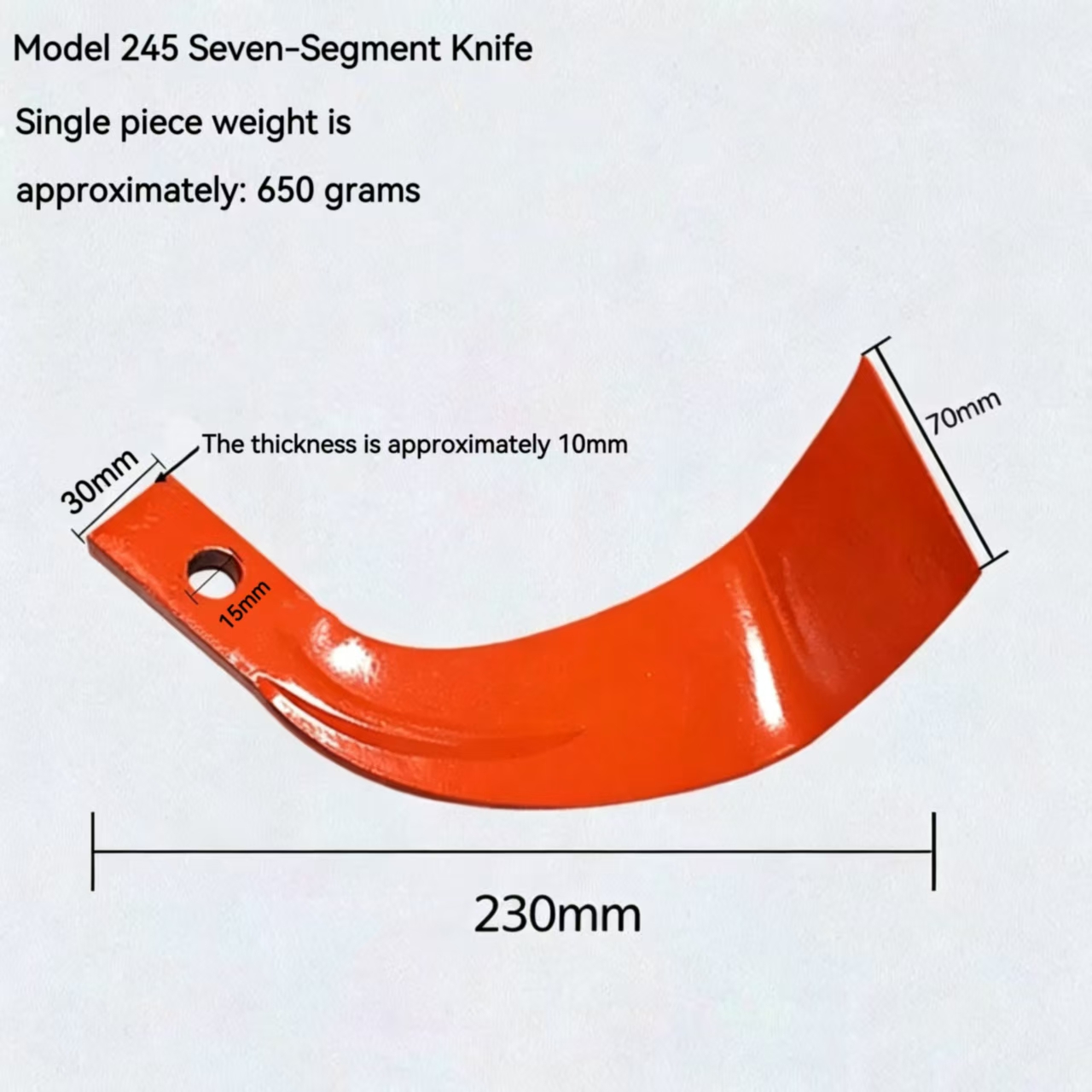 245 Rotary Tiller Blade